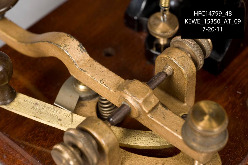 National Park Service Museum Collections - Key, Telegraph Sounder