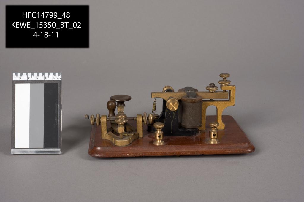 National Park Service Museum Collections - Key, Telegraph Sounder