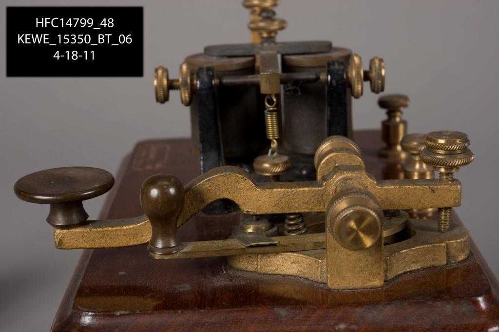 National Park Service Museum Collections - Key, Telegraph Sounder